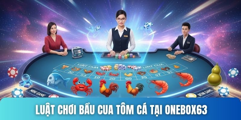 Luật chơi Bầu Cua Tôm Cá tại Onebox63