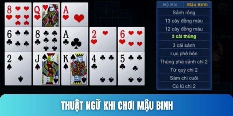 Thuật ngữ khi chơi Mậu binh