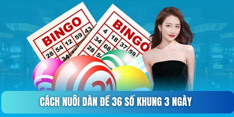 Cách nuôi dàn đề 36 số khung 3 ngày